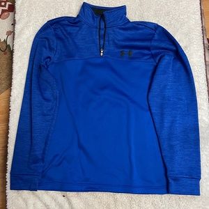 Mens Under Armor Athletic Material Quarter Zip